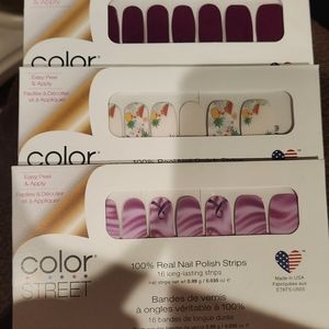 Colorstreet Nail Strips (Bundle of 3 Sets)